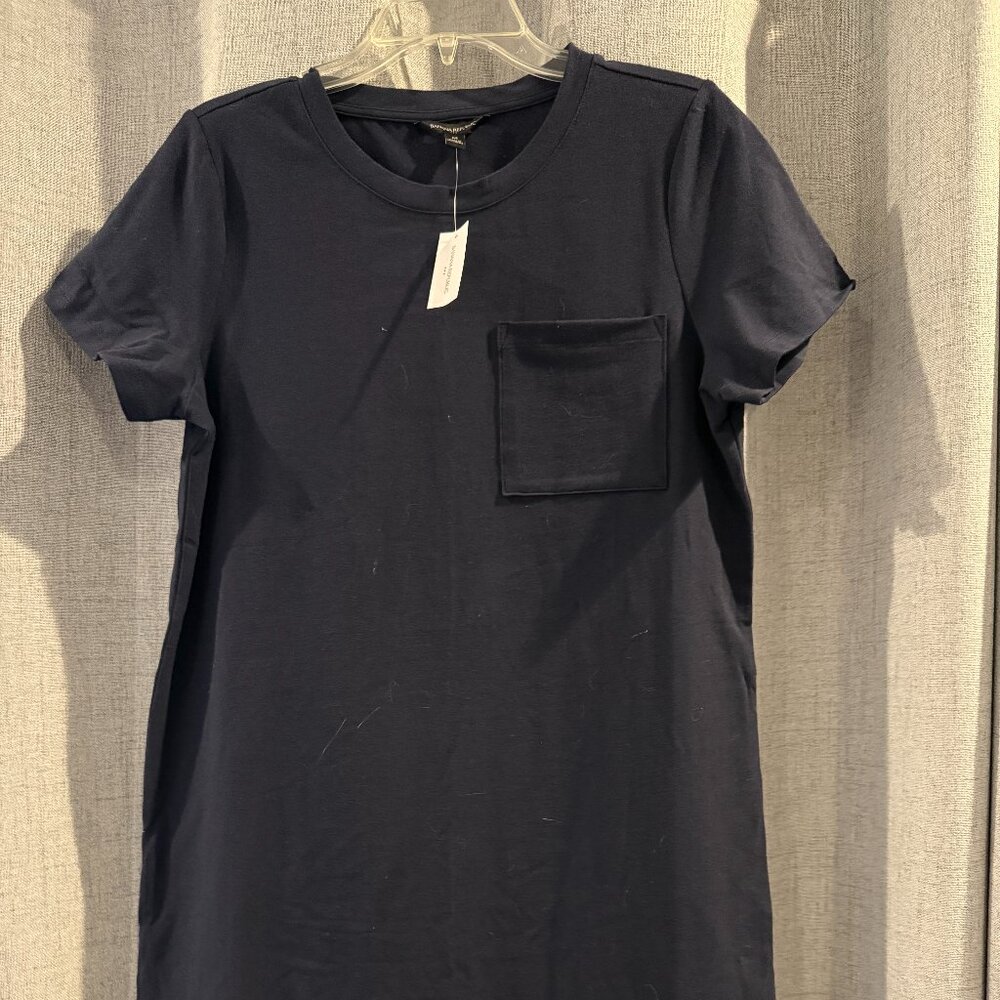 Banana Republic Women's Navy T-Shirt Dress M Short Sleeve - NWT